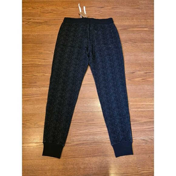 Mcnairy & Co Sweatpants Mens sz M Black Gray Chevron Streetwear Cuffed Heavy NWT - Picture 9 of 11